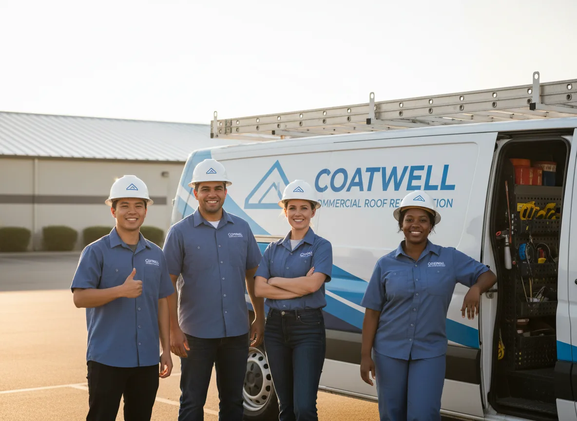 Commercial roof coating company in Meyersville, TX